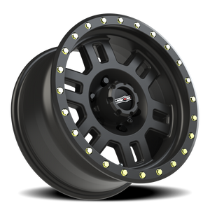 Vision Wheel 398 Matte Black 17x8.5 0 6x139.7mm 106.2mm - Wheelwiz