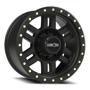 Vision Wheel 398 Matte Black 18x9 -12 8x170mm 125.2mm - Wheelwiz