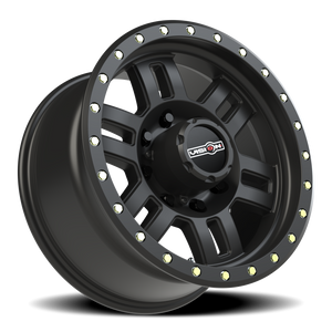Vision Wheel 398 Matte Black 18x9 -12 8x170mm 125.2mm - Wheelwiz