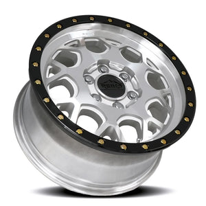 Reika R45 Machined / Gloss Black Ring 17x8 +35 6x130mm 84.1mm