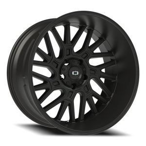 Vision Wheel 404 Satin Black 22x12 -51 5x139.7mm 108mm - Wheelwiz