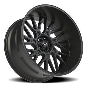 Vision Wheel 404 Satin Black 24x12 -51 5x127mm 78.1mm - Wheelwiz