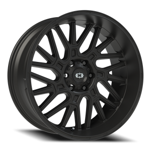 Vision Wheel 404 Satin Black 22x10 -19 6x139.7mm 106.2mm - Wheelwiz