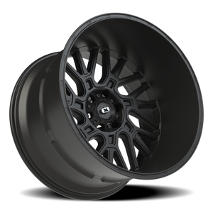 Vision Wheel 404 Satin Black 22x14 -76 6x139.7mm 106.2mm - Wheelwiz