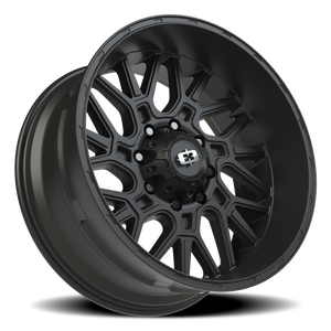 Vision Wheel 404 Satin Black 22x10 -19 8x165.1mm 125.2mm - Wheelwiz