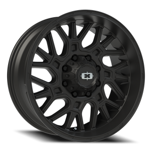 Vision Wheel 404 Satin Black 20x9 +12 8x165.1mm 125.2mm - Wheelwiz