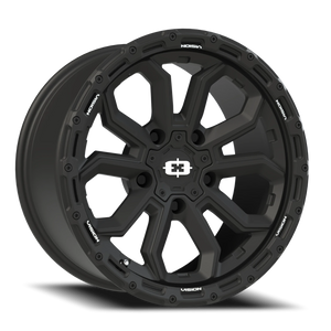 Vision Wheel 405 Satin Black 18x9 -12 5x127mm 78.1mm - Wheelwiz