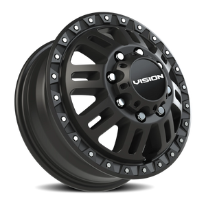 Vision Wheel 408 Satin Black 16x6 +115 8x170mm 125.2mm - Wheelwiz