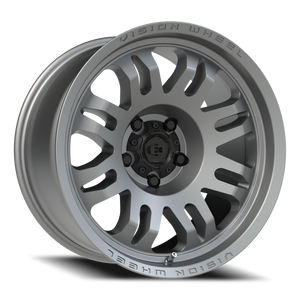 Vision Wheel 409 Satin Grey 18x9.5 -18 5x127mm 78.1mm - Wheelwiz