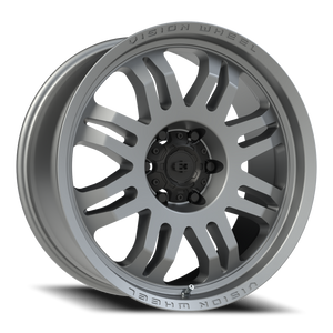 Vision Wheel 409 Satin Grey 20x9 +12 6x139.7mm 110mm - Wheelwiz