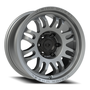 Vision Wheel 409 Satin Grey 17x8.5 0 6x139.7mm 110mm - Wheelwiz