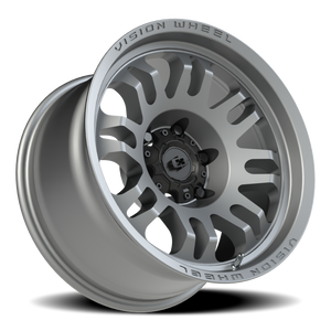 Vision Wheel 409 Satin Grey 17x9.5 -18 6x139.7mm 110mm - Wheelwiz