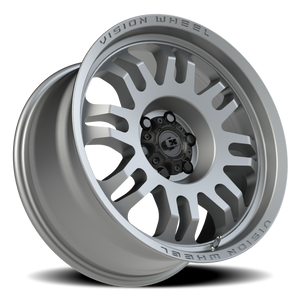 Vision Wheel 409 Satin Grey 18x9 +12 6x120mm 67.1mm - Wheelwiz