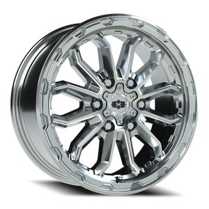 Vision Wheel 410 Chrome 17x7.5 +45 6x130mm 84mm - Wheelwiz