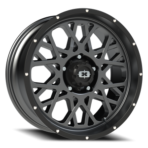 Vision Wheel 412 Anthracite with Satin Black Lip 20x9 +12 5x150mm 110.2mm - Wheelwiz