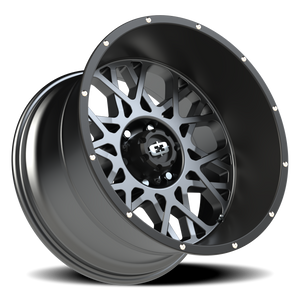 Vision Wheel 412 Anthracite with Satin Black Lip 20x12 -51 6x135mm 87.1mm - Wheelwiz