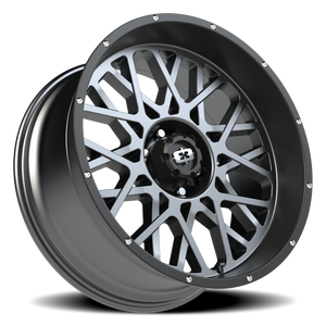 Vision Wheel 412 Anthracite with Satin Black Lip 22x10 -19 6x135mm 87.1mm - Wheelwiz