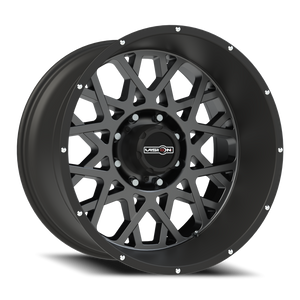Vision Wheel 412 Anthracite with Satin Black Lip 22x12 -51 8x180mm 124.2mm - Wheelwiz