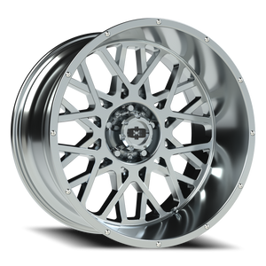 Vision Wheel 412 Chrome 22x12 -51 5x139.7mm 108mm - Wheelwiz