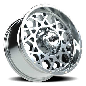Vision Wheel 412 Chrome 18x9 +12 8x165.1mm 125.2mm - Wheelwiz