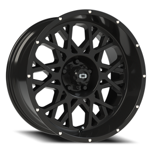 Vision Wheel 412 Gloss Black 20x10 -25 5x127mm 78.1mm - Wheelwiz