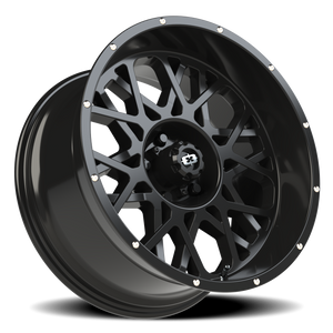 Vision Wheel 412 Gloss Black 20x10 -25 5x127mm 78.1mm - Wheelwiz