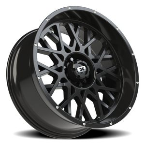 Vision Wheel 412 Gloss Black 22x10 -19 6x135mm 87.1mm - Wheelwiz