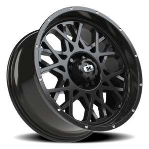 Vision Wheel 412 Gloss Black 20x9 +10 6x139.7mm 106.2mm - Wheelwiz