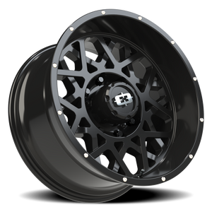 Vision Wheel 412 Gloss Black 20x10 -25 8x165.1mm 125.2mm - Wheelwiz