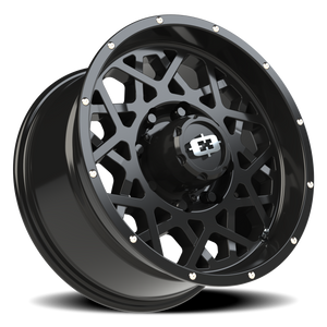 Vision Wheel 412 Gloss Black 18x9 -12 8x170mm 125.2mm - Wheelwiz