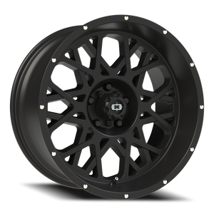 Vision Wheel 412 Satin Black 20x10 -25 5x127mm 78.1mm - Wheelwiz