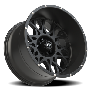 Vision Wheel 412 Satin Black 20x12 -51 5x127mm 78.1mm - Wheelwiz