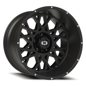 Vision Wheel 412 Satin Black 20x12 -51 5x139.7mm 108mm - Wheelwiz