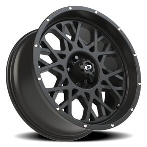 Vision Wheel 412 Satin Black 20x9 +10 5x127mm 78.1mm - Wheelwiz