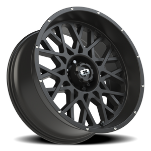 Vision Wheel 412 Satin Black 22x10 -19 6x135mm 87.1mm - Wheelwiz