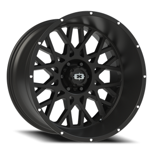 Vision Wheel 412 Satin Black 22x12 -51 6x139.7mm 106.2mm - Wheelwiz