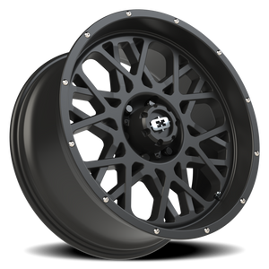 Vision Wheel 412 Satin Black 20x9 +10 6x139.7mm 106.2mm - Wheelwiz