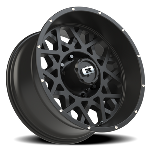 Vision Wheel 412 Satin Black 20x10 -25 8x170mm 125.2mm - Wheelwiz