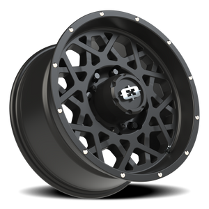 Vision Wheel 412 Satin Black 18x9 +12 8x170mm 125.2mm - Wheelwiz