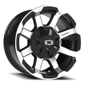 Vision Wheel 413 Gloss Black Machined Face 15x7.5 -12 6x139.7mm 110mm - Wheelwiz