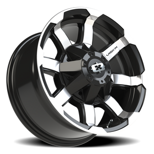 Vision Wheel 413 Gloss Black Machined Face 16x8 0 8x165.1mm 125.2mm - Wheelwiz