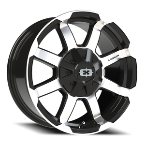 Vision Wheel 413 Gloss Black Machined Face 17x8.5 0 5x114.3mm 83mm - Wheelwiz