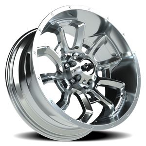 Vision Wheel 415 Chrome 20x9 +12 6x139.7mm 106.2mm - Wheelwiz