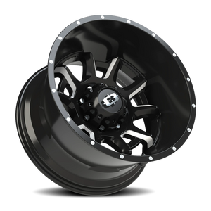 Vision Wheel 415 Gloss Black Milled Spoke 20x12 -51 8x180mm 124.2mm - Wheelwiz