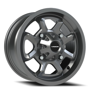 Vision Wheel 415 Gunmetal 14x7 +38 4x136mm 110.5mm - Wheelwiz