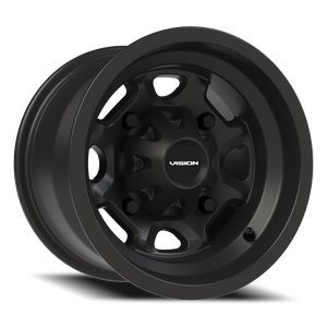 Vision Wheel 415 Matte Black 12x8 -10 4x156mm 131.1mm - Wheelwiz
