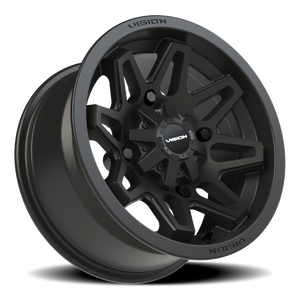 Vision Wheel 416 Matte Black 14x7 +3 4x156mm 131.1mm - Wheelwiz