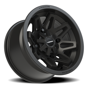 Vision Wheel 416 Matte Black 14x8 -10 4x136mm 110.5mm - Wheelwiz