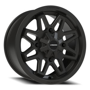 Vision Wheel 416 Matte Black 15x7 +38 4x110mm 86mm - Wheelwiz