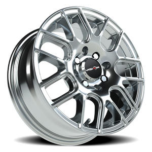 Vision Wheel 426H Chrome 14x5.5 +38 4x100mm 73.1mm - Wheelwiz